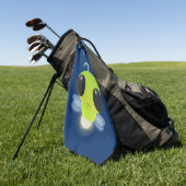 Serviette De Golf Illustration de la luciole vert mou (Vert)