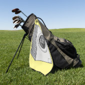 Serviette De Golf Illustration de la machine à laver (Vert)