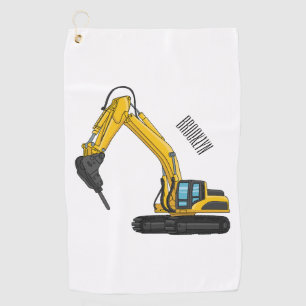 Serviette De Golf Illustration de la pelle de rupture