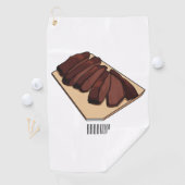Serviette De Golf Illustration de la poitrine de boeuf (En situation)