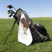 Serviette De Golf Illustration de la poitrine de boeuf (Vert)