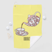 Serviette De Golf Illustration de la série Teacup (En situation)