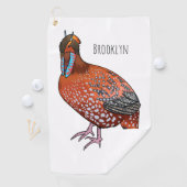 Serviette De Golf Illustration de la tragédie de Cabot (En situation)