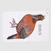 Serviette De Golf Illustration de la tragédie de Cabot (Horizontal)