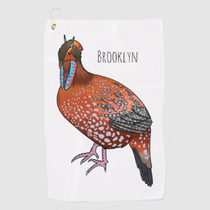Serviette De Golf Illustration de la tragédie de Cabot