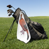 Serviette De Golf Illustration de la tragédie de Cabot (Vert)