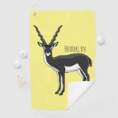 Serviette De Golf Illustration de l'antilope Blackbuck (En situation)