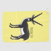 Serviette De Golf Illustration de l'antilope Blackbuck (Horizontal)