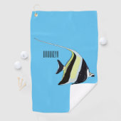 Serviette De Golf Illustration de l'idole mauresque (En situation)