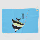 Serviette De Golf Illustration de l'idole mauresque (Horizontal)