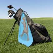 Serviette De Golf Illustration de mignonne mangouste (Vert)