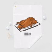 Serviette De Golf Illustration de Peking duck (En situation)