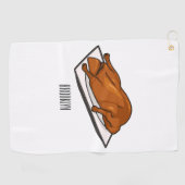 Serviette De Golf Illustration de Peking duck (Horizontal)