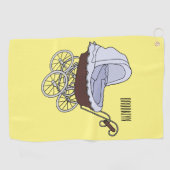 Serviette De Golf Illustration de poussette (Horizontal)