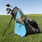 Serviette De Golf Illustration de sushi (Vert)