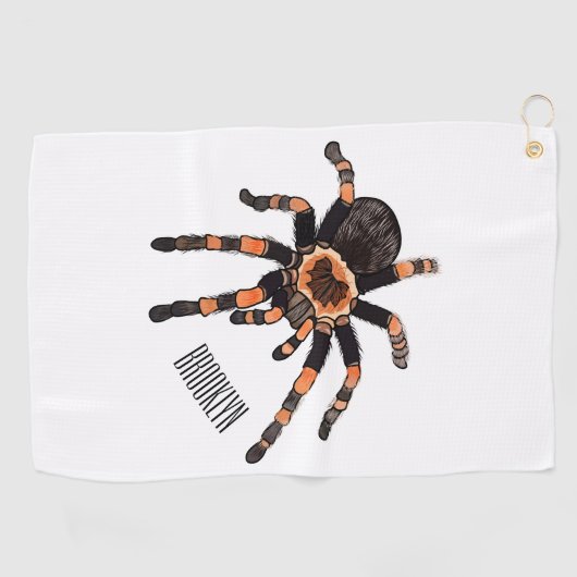 Serviette De Golf Illustration de Tarantula (Horizontal)