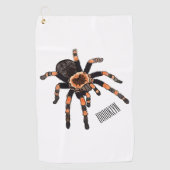 Serviette De Golf Illustration de Tarantula (Devant)