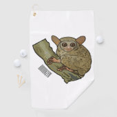 Serviette De Golf Illustration de Tarsier (En situation)