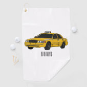 Serviette De Golf Illustration de taxi (En situation)