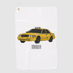 Serviette De Golf Illustration de taxi