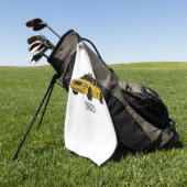 Serviette De Golf Illustration de taxi (Vert)