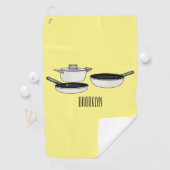 Serviette De Golf Illustration des jeux de cuisine (En situation)
