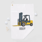 Serviette De Golf Illustration du chariot élévateur (En situation)