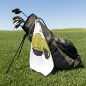 Serviette De Golf Illustration du jeu de produits de table (Vert)