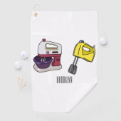 Serviette De Golf Illustration du mixer (En situation)