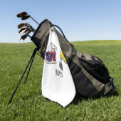 Serviette De Golf Illustration du mixer (Vert)