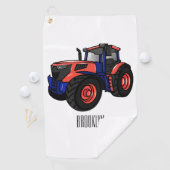 Serviette De Golf Illustration du tracteur (En situation)