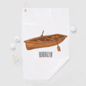 Serviette De Golf Illustration d'un bateau à roues (En situation)
