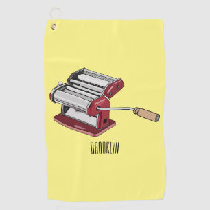 Serviette De Golf Illustration d'un fabricant de pâtes alimentaires