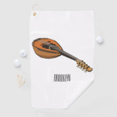 Serviette De Golf Illustration en mandoline (En situation)