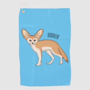Serviette De Golf Illustration Fennec fox