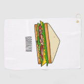 Serviette De Golf Illustration Sandwich (Horizontal)