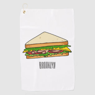 Serviette De Golf Illustration Sandwich