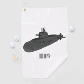 Serviette De Golf Illustration sous-marine (En situation)