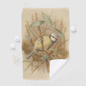 Serviette De Golf Illustration vintage de Bluetit (En situation)