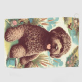 Serviette De Golf Illustration vintage Lagotto Romagnolo (Horizontal)