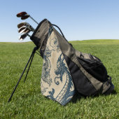 Serviette De Golf Imaginaire Dragons antiques (Vert)