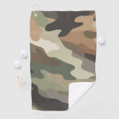Serviette De Golf Impression camouflage accrocheuse de style (En situation)