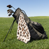 Serviette De Golf Impression léopard (Vert)