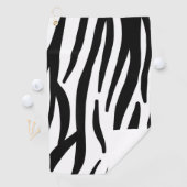 Serviette De Golf Impression Zebra (En situation)
