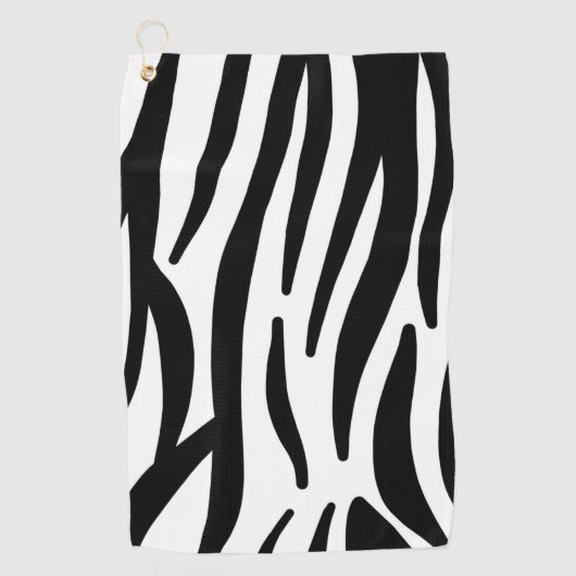 Serviette De Golf Impression Zebra (Devant)