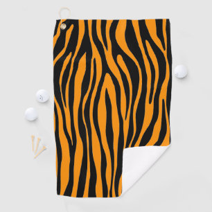 Serviette De Golf Impression Zèbre Orange Princeton