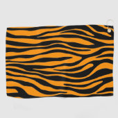 Serviette De Golf Impression Zèbre Orange Princeton (Horizontal)