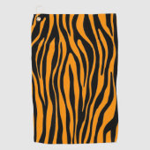 Serviette De Golf Impression Zèbre Orange Princeton (Devant)