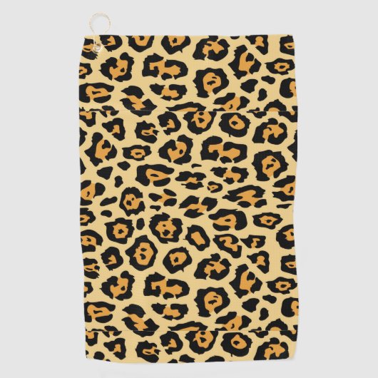 Serviette De Golf Imprimé animalier léopard (Devant)