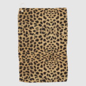 Serviette De Golf Imprimé guépard (Devant)